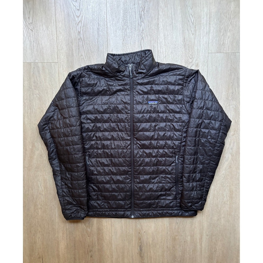 Patagonia Mens Nano Puff Jacket XXL Black Full Zip Quilted Puffer Coat 84212
